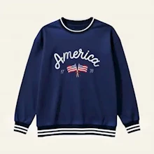 Navy America Sweatshirt LARGE