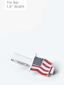 American Flag Tie Bar LARGE