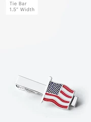 American Flag Tie Bar THUMBNAIL