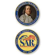 SAR Benjamin Franklin Coin LARGE