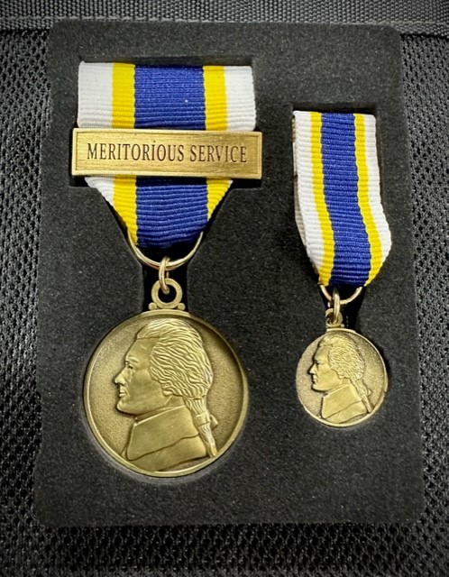 Bronze Meritorious Service Medal and Certificate LARGE