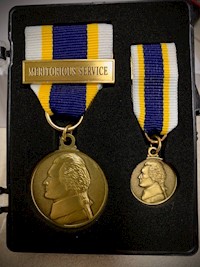 Bronze Meritorious Service Medal and Certificate MAIN