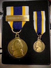 Bronze Meritorious Service Medal and Certificate THUMBNAIL