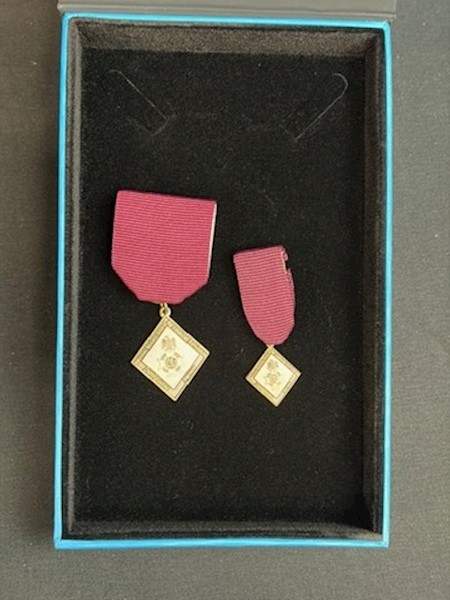 CHAPTER DISTINGUISHED SERVICE MEDAL SET LARGE