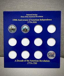 250th Commemorative  Display Board LARGE