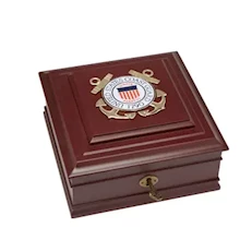 US Coast Guard Medallion Desktop Box LARGE