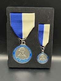 CALEB GIBBS STATE COLOR GUARD COMMANDERS MEDAL SET MAIN