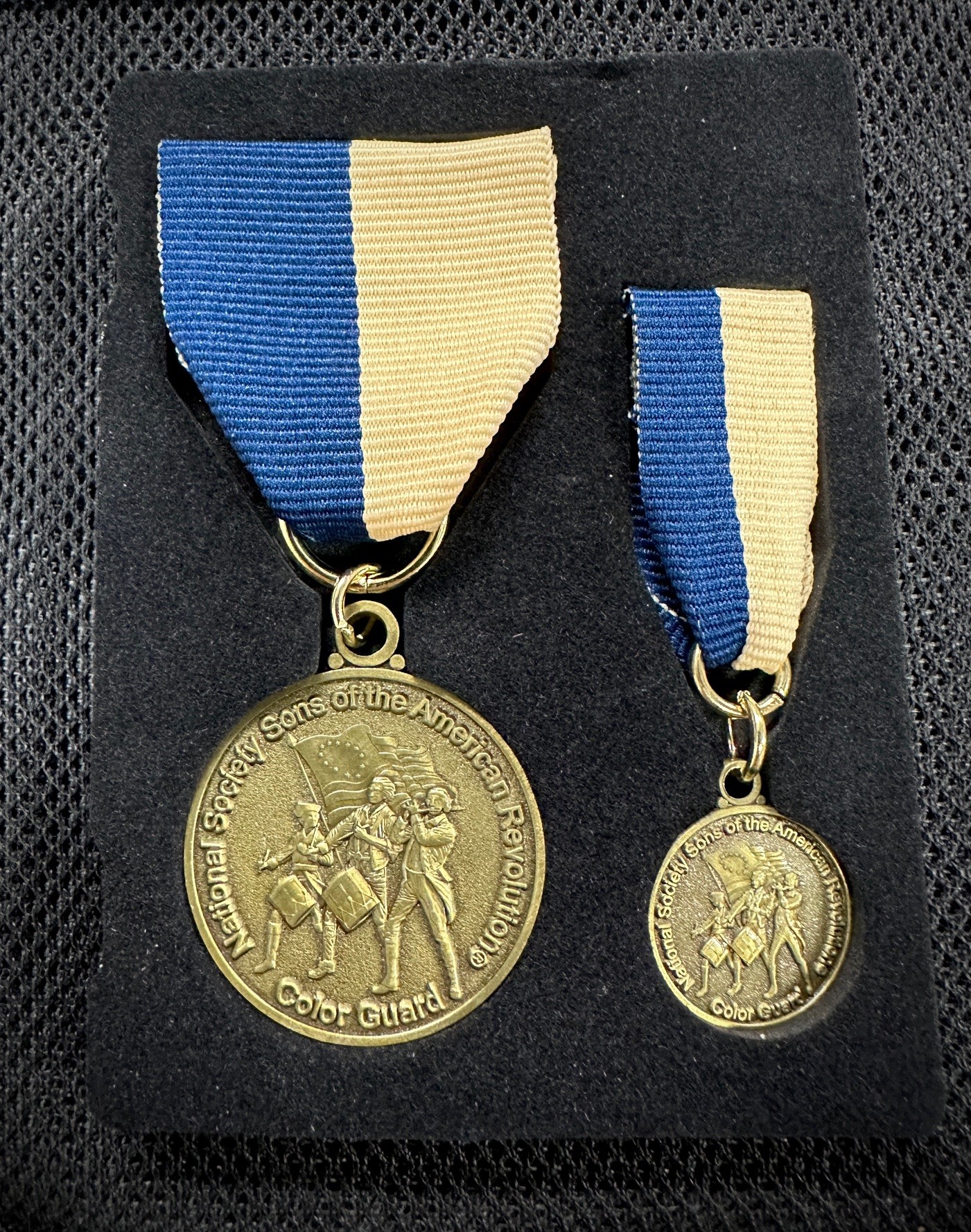 BRONZE COLOR GUARD MEDAL SET THUMBNAIL