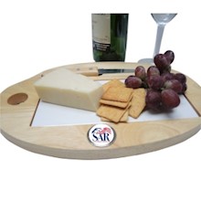 CHEESE BOARD W/SAR LOGO LARGE