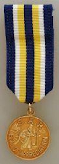 MINI SAR/DAR MEDAL OF APPRECIATION MAIN