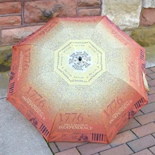 Declaration of Independence Red Umbrella LARGE