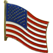 American Flag Pin THUMBNAIL