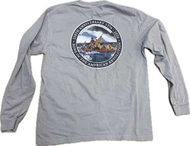 Gray George Washington Long Sleeve THUMBNAIL