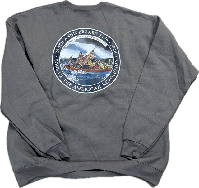 Gray George Washington Sweat Shirt MAIN
