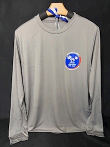 LONG SLEEVE GRAY DRYFIT LARGE