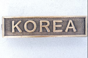 WAR SERVICE BAR - KOREA LARGE