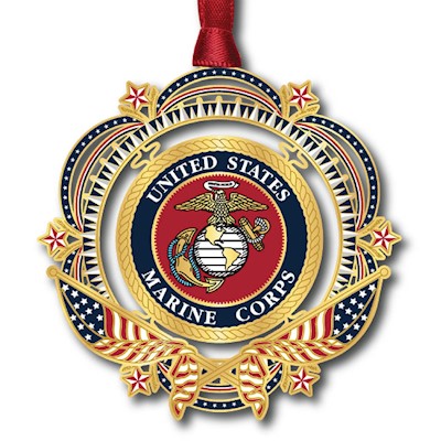 Patriotic Marine Corps Ornament MAIN