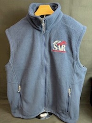 NAVY FLEECE VEST MAIN