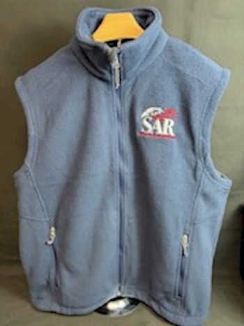 NAVY FLEECE VEST THUMBNAIL