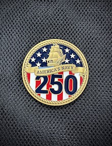 250 Navy Coin LARGE