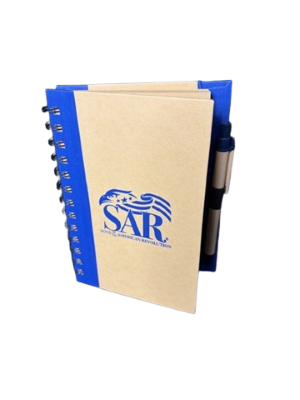 NOTEBOOK W/SAR LOGO THUMBNAIL
