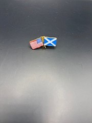 Lapel Pin-American Flag/Scotland Flag THUMBNAIL