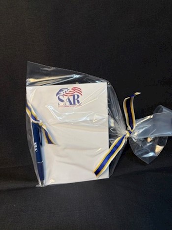 NOTEPAD & PEN COMBO W/SAR LOGO LARGE