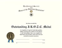 JROTC STATE AWARD CERTIFICATE MAIN
