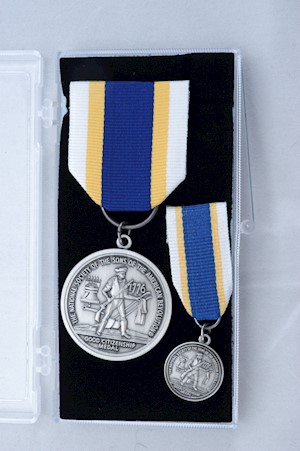 SILVER GOOD CITIZENSHIP MEDAL SET LARGE