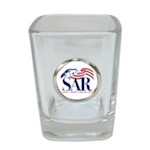 SHOT GLASS W/SAR LOGO THUMBNAIL