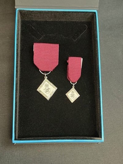 STATE DISTINGUISHED SERVICE MEDAL SET LARGE