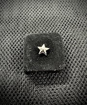 1/4 inch District Silver Star THUMBNAIL