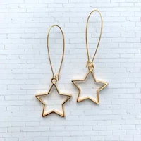 Star Earrings Gold MAIN