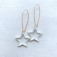 Star Earrings White MAIN