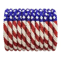 American Flag Kids Beaded Bracelet MAIN