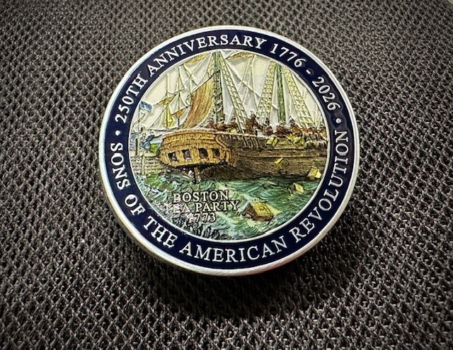 Boston Tea Party Challenge Coin MAIN