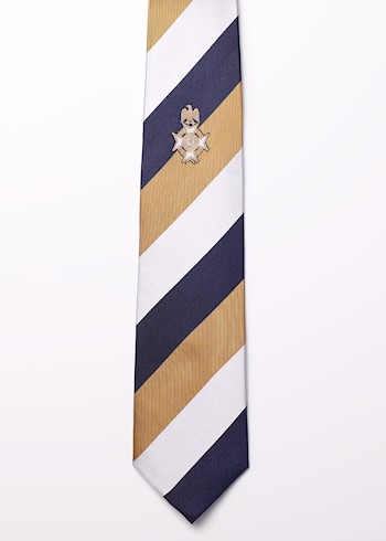 Tie-Large Stripes w/Insignia THUMBNAIL