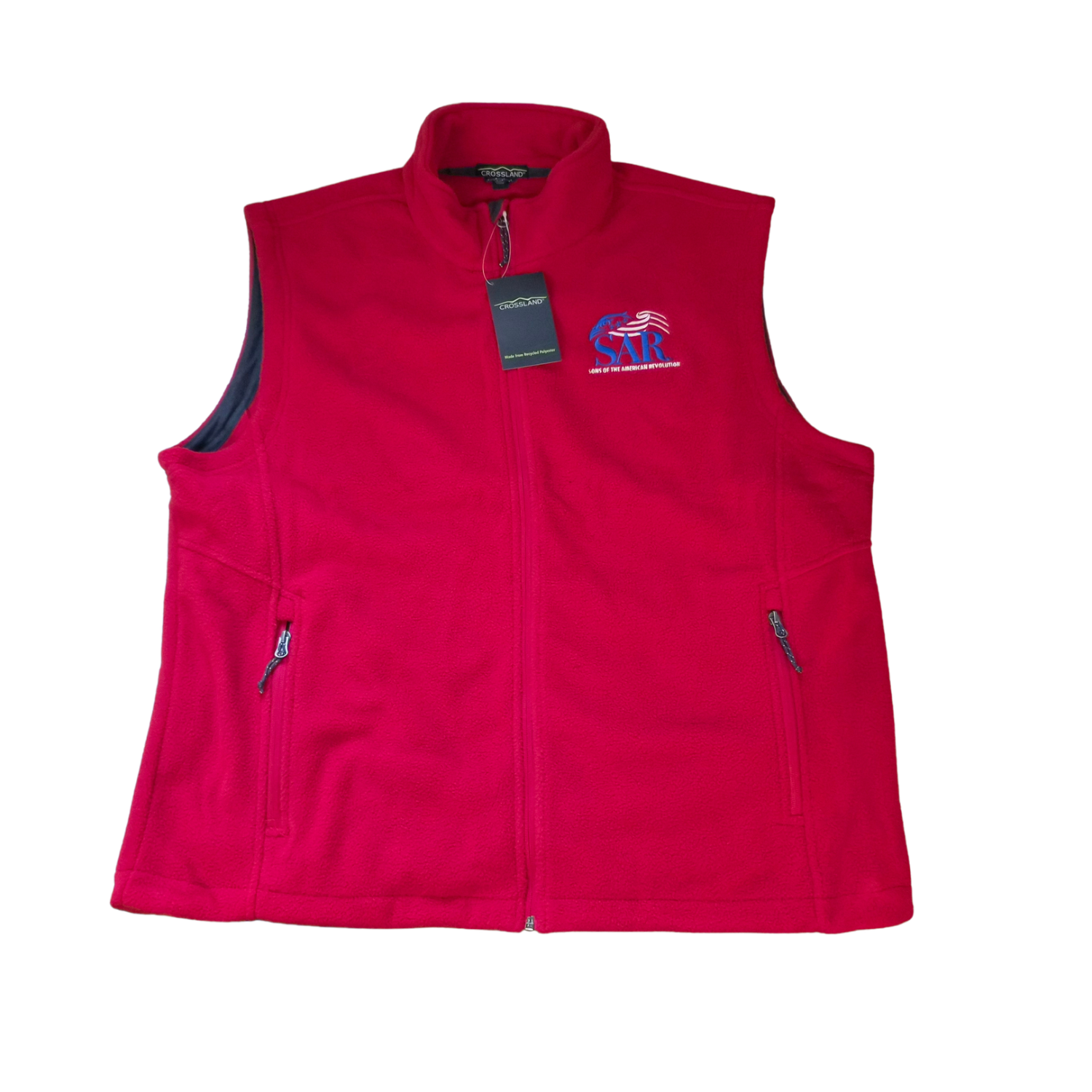 RED FLEECE VEST THUMBNAIL