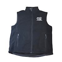 BLACK FLEECE VEST MAIN