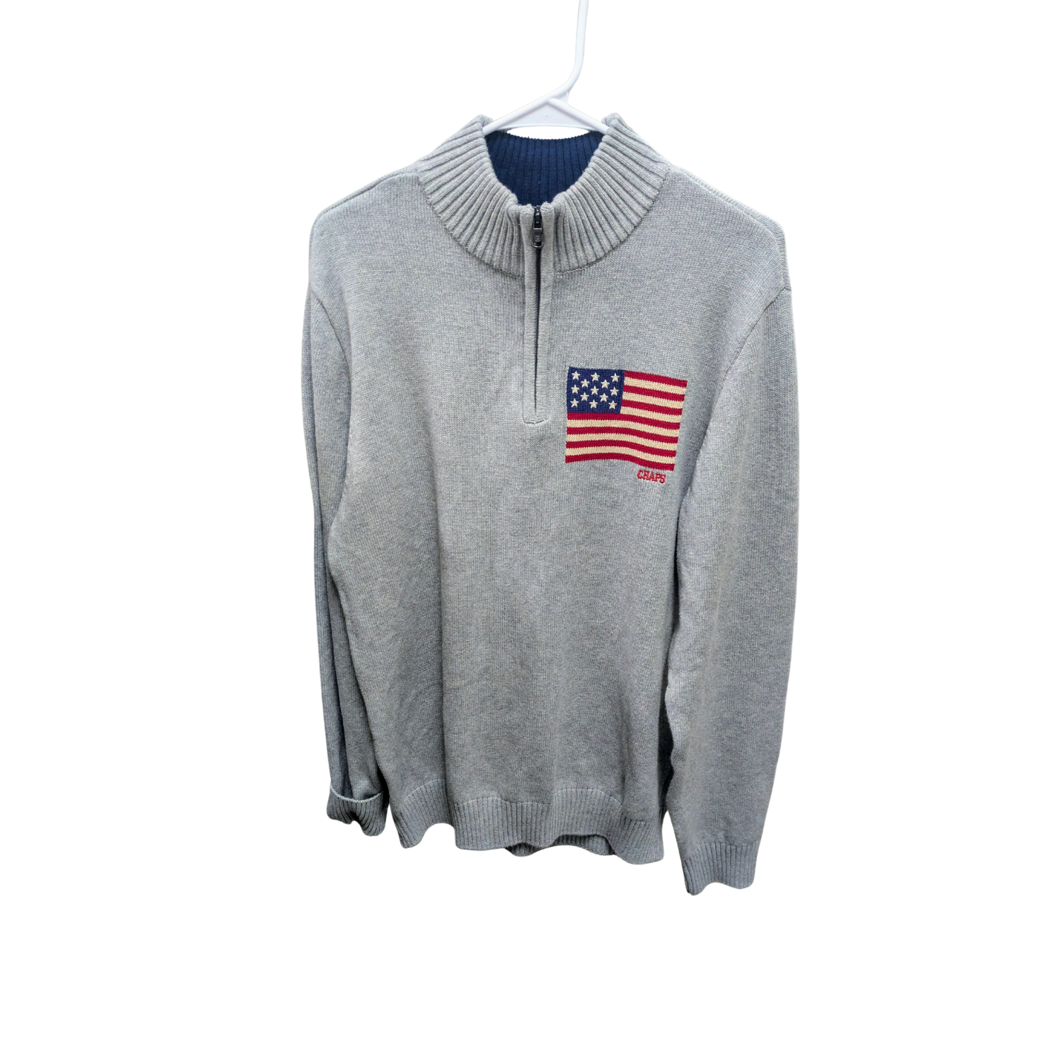Flag 1/4 Sweater LARGE
