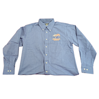 SAR Faded Blue Oxford Dress Shirt MAIN