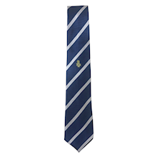 SAR Navy Tie with Yellow Logo LARGE