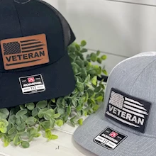 Veteran Snapback Trucker Hat LARGE