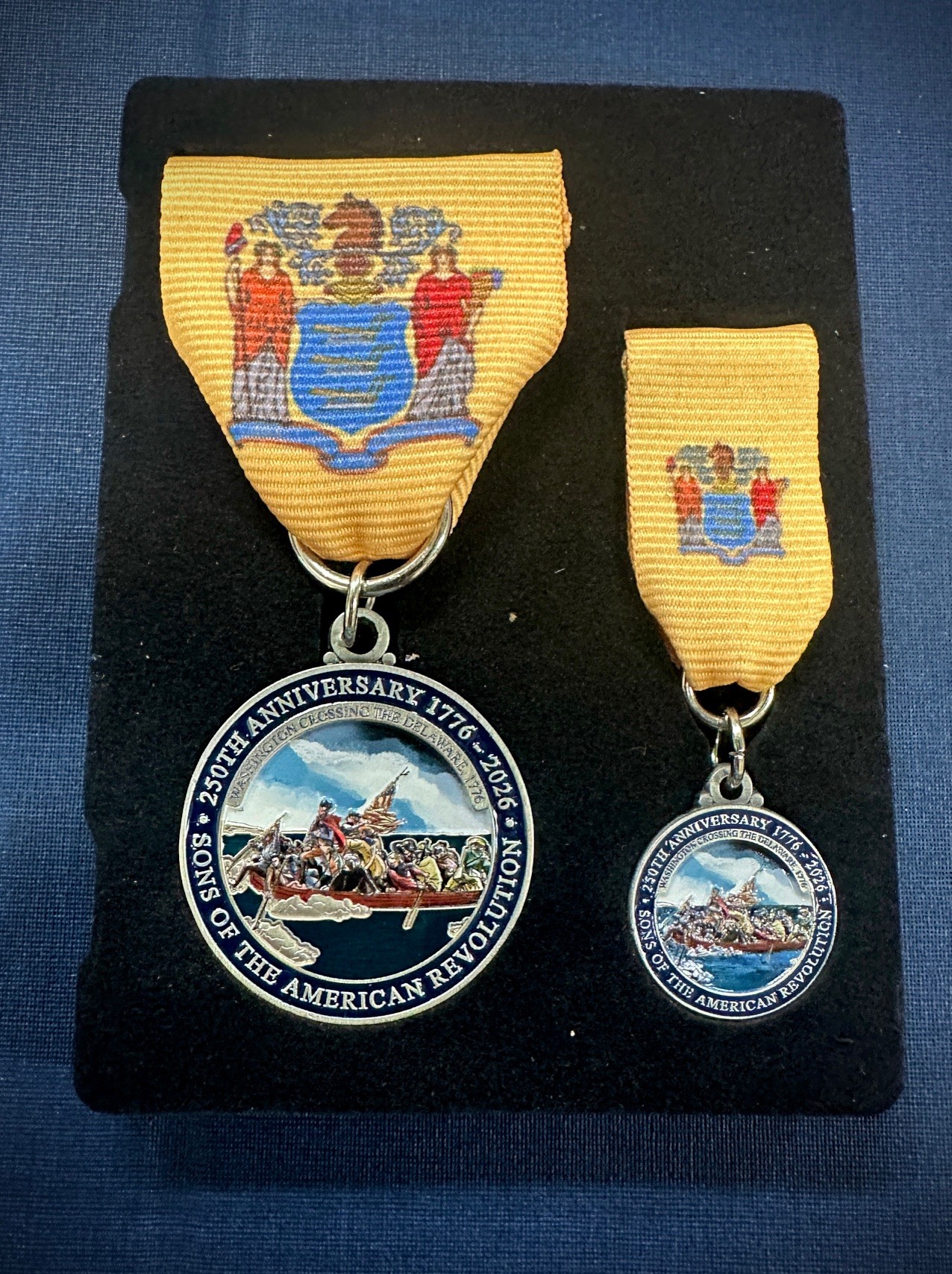 WASHINGTON CROSSING MEDAL SET THUMBNAIL
