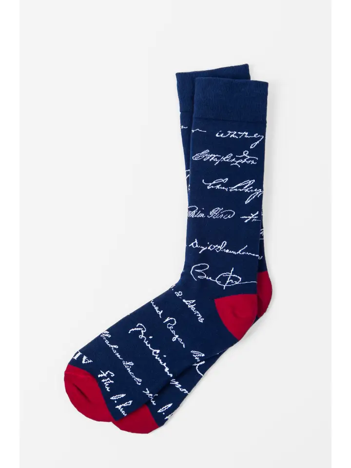 US Presidential Signature Socks LARGE