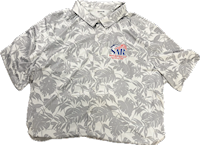 Hawaiian Shirt Silver with SAR logo MAIN