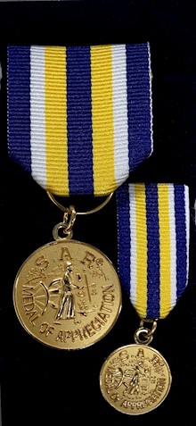 SAR/DAR MEDAL OF APPRECIATION SET LARGE