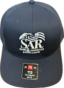 Navy Trucker Snapback with SAR Logo LARGE