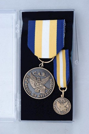 BRONZE C.A.R. MEDAL APPRECIATION SET LARGE