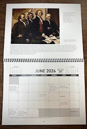 250th Anniversary Calendar THUMBNAIL